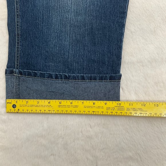 LA BLUES WOMENS JEANS CAPRIS PANTS SIZE 20W STRETCH - Picture 7 of 8